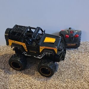 Remote Control Truck - Ford Bronco Black and Yellow Remote Control Monster Truck